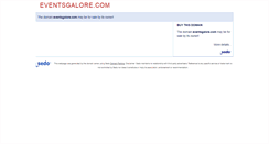 Desktop Screenshot of eventsgalore.com