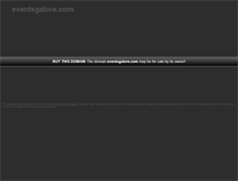 Tablet Screenshot of eventsgalore.com